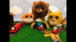 BAJKA GANG SŁODZIAKÓW 🦊🐰 Słodziaki 🚂 Tomek i przyjaciele 🚂 WYŚCIGI 🚂 tory w całym lesie [upl. by Aronel936]