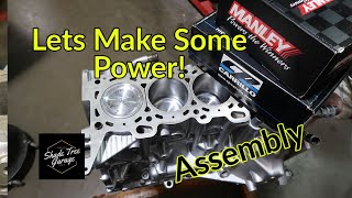 Bottom End Assembly SR20det Build Guide [upl. by Lunetta]