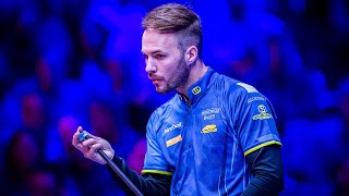 Earl Strickland vs Albin Ouschan  Match 12  2022 Mosconi Cup [upl. by Enerual]