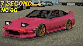 CAR PARKING MULTIPLAYER NISSAN 240SX BEST GEARBOX SEETTING [upl. by Adamok308]