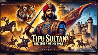 Tipu Sultan quotThe Tiger of Mysorequot Who Defied the British Empire [upl. by Stacia]