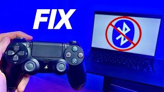 PS4 Controller Wont Connect on PC Fix Bluetooth PAIRING Error [upl. by Anelim]