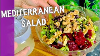 Easy Mediterranean Salad Recipe [upl. by Lachish]