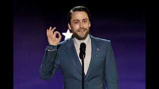 Kieran Culkin wins quotBest Actor in a Drama Seriesquot at the 29th Annual Critics Choice Awards [upl. by Novehs]