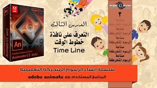 انشاء الرسوم المتحركة  دورة Adobe animate  الدرس 3  تحريك الكرتون [upl. by Durrej]