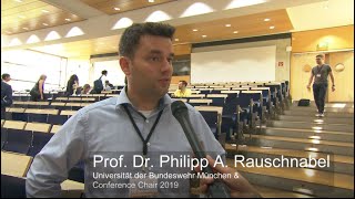 5th intl AR VR conference 2019  Universität der Bundeswehr host Prof Dr Philipp A Rauschnabel [upl. by Attennhoj]