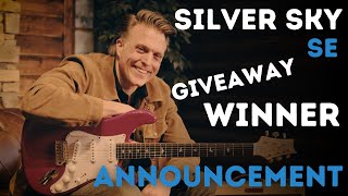 PRS Silver Sky SE Giveaway Winner Announcement [upl. by Illac144]