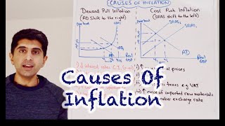 Y1 25 Causes of Inflation  Demand Pull and Cost Push Inflation [upl. by Browne291]