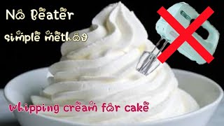 how to make whipping cream without using beaterwhipping cream recipe in tamilwhipped cream [upl. by Oby]