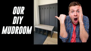 DIY Mudroom and Bench with Hooks Organize Your Entryway Like a Pro [upl. by Bjork106]