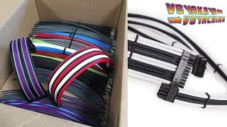 Кабель в оплетке ATX из Китая 2486 pin Сabel comb Cable sleeving [upl. by Cato]