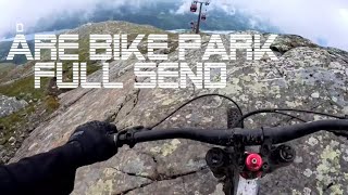 Åre Bike Park 🇸🇪 Top to Bottom Downhill MTB  Black Trails New Jump Line [upl. by Immat]