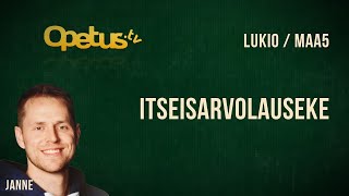 Itseisarvolauseke [upl. by Loresz]