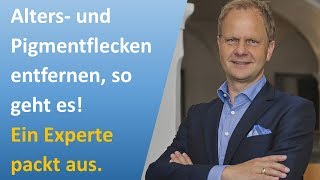 Altersflecken und Pigmentflecken entfernen  wie geht es am besten [upl. by Ahsienar780]