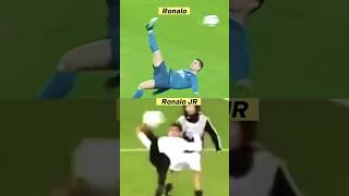 Ronaldo and Ronaldo Junior Shocked The World 😱🐐 ronaldo cr7 ronaldojr shorts solasports [upl. by Assenna]