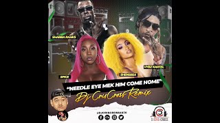 SHABBA RANKS x SPICE X SHENSEEA x VYBZ KARTEL NEEDLE EYE MEK HIM COME HOME REMIX RAW By DjCrisCross [upl. by Gnak775]