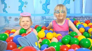 “The Ocean Ball Pit Show” for learning colors  children’s educational video [upl. by Norward473]