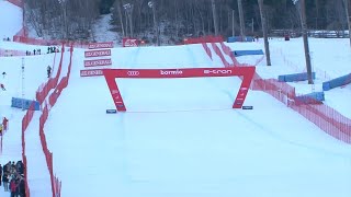 A Bormio sulla pista Stelvio la discesa libera valida per la Coppa del Mondo di Sci [upl. by Tivad160]