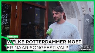 Welke Rotterdammer moet Nederland vertegenwoordigen op Eurovisie Songfestival  TRENDING [upl. by Assilla]