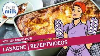 Metas Classics Wie kann man Lasagne selber machen  Rezeptvideo  Swissmilk 2010 [upl. by Aryl]