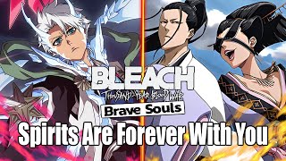 REACTING TO EVERY SPIRITS ARE FOREVER WITH COLLABORATION TRAILERS Bleach Brave Souls [upl. by Auqinot756]