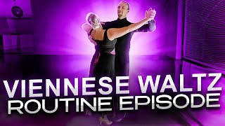 Viennese Waltz Basic and Advanced Routine  Ballroom Mastery TV [upl. by Denn]