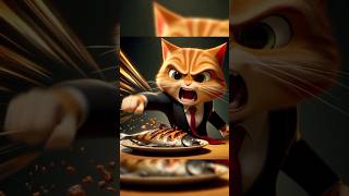 how to cat and Boss and police arrest cartoon video short [upl. by Minnie156]