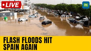 Live Spain Floods Latest Updates  Cars Washed Away As New Flash Floods Hit Spain  N18G [upl. by Maxey]