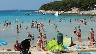 Slanica Beach Murter Island  Croatia [upl. by Kannry]