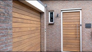 Houten Voordeur en Houten Garagedeur  Different Doors [upl. by Gelasias307]