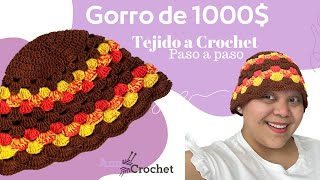 Gorro pescador tejido a crochet paso a paso  tejido fácil  Bucket hat Crochet [upl. by Puglia]