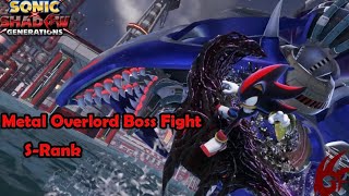 Sonic X Shadow Generations Metal Overlord Boss Fight  SRank [upl. by Benisch]