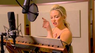 Kung Fu Panda 3 Kate Hudson amp Lucy Liu Behind the Scenes Voice Acting  ScreenSlam [upl. by Ahsot249]