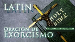 Exorcismo Contra Satanás LATÍN para purificar casa y cuerpo Escrita por Papa Leon XIII [upl. by Ecam]