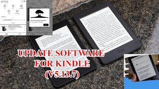 Cách upgrade firmware cho Kindle New version 5137 [upl. by Eleon]