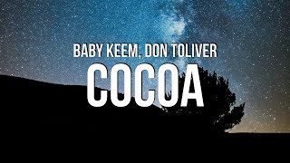 Baby Keem  cocoa Lyrics ft Don Toliver [upl. by Adelpho773]