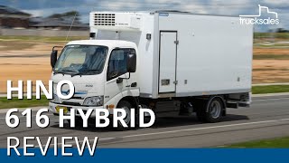 Hino 300 Series 616 Hybrid 2020 Review  trucksales [upl. by Vevine]