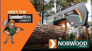 Norwood LumberMan MN27 Portable Sawmill  Take Your Projects to the Next Level [upl. by Pesek]