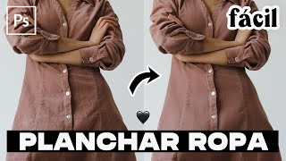 ✅ Como planchar ropa sin problemas en Photoshop  Tutorial Photoshop  Sinergia [upl. by Dodson]