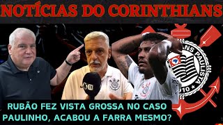 DIRETOR DE FUTEBOL OMISSO NO CASO PAULINHO  RUBÃƒO ACABOU A FARRA MESMO [upl. by Mcgraw]