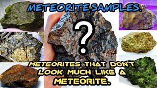 14 Meteorites that dont look much like a meteorite meteor meteorite [upl. by Ennovy184]