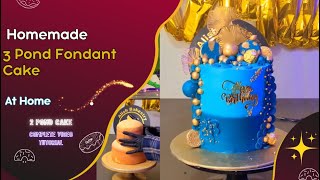 how to make fondant cake [upl. by Monahan]