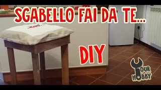 DIY ARREDO FAI DA TE 1 SGABELLO [upl. by Nosral]