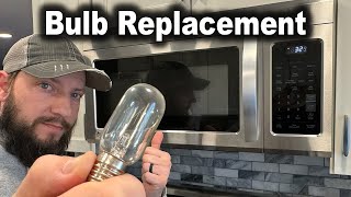 How to Replace OvertheRange Microwave Light Bulb  LG Model LMV1831ST [upl. by Nester]