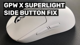 G Pro X Superlight Mushy Side Button Fix bonus switch swap [upl. by Maro884]