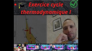 Thermodynamique 1 exercice cycle réversible [upl. by Floria961]