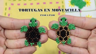 Como hacer tortugas en mostacilla paso a paso [upl. by Xela]