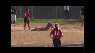 Softball player gets run over [upl. by Ennoryt]