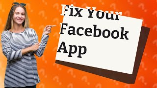 How to fix Facebook app [upl. by Einttirb]