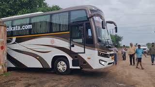 VIJAY TRAVELSWEST BENGALTOURIST COACH BELLY DICKY3X2 UNO MINDA SEATINGEBERSPACHER AC SYSTEM [upl. by Phila318]